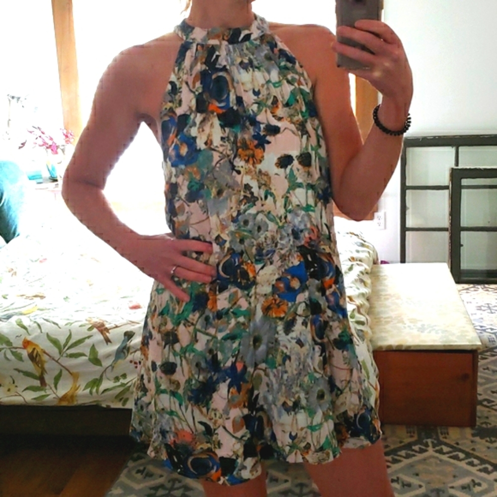 NWT ENTRO Halter Dress - Picture 1 of 9
